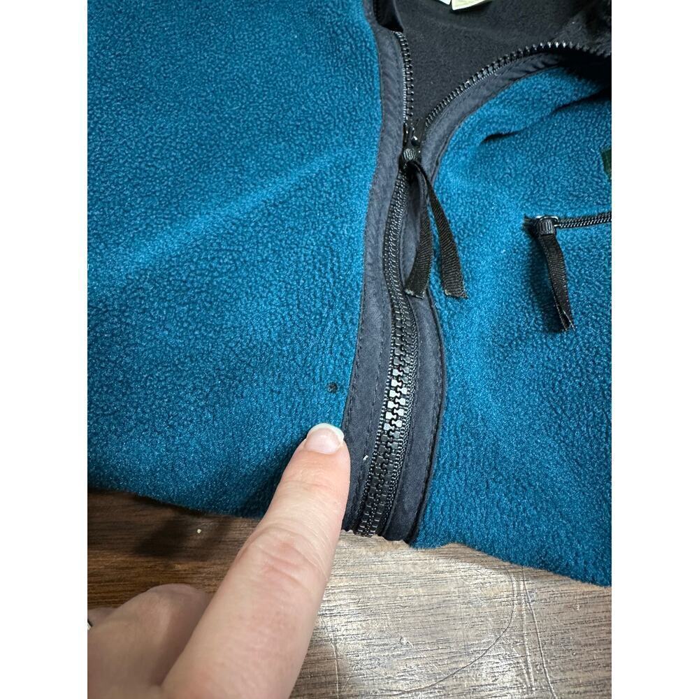 LL Bean Colorblock Fleece Vest Men XL Travel Camping Outdoor Hiking Layer Warm - Picture 9 of 11
